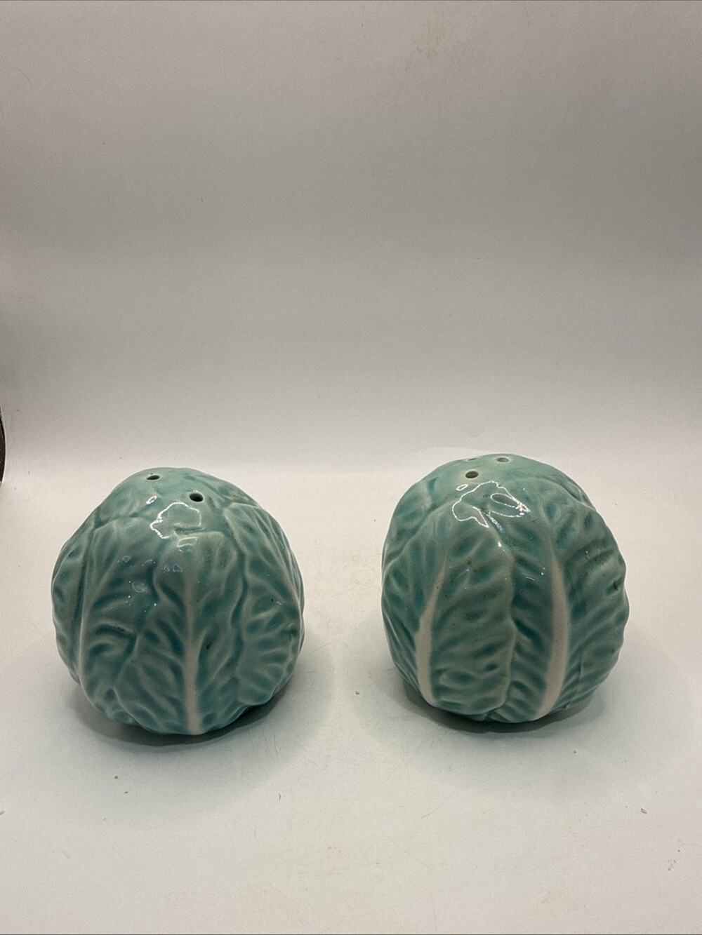Vintage Cabbages Salt and Pepper Shakers *